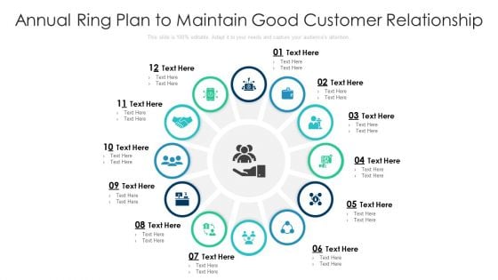 Annual Ring Plan To Maintain Good Customer Relationship Ppt Pictures Designs PDF