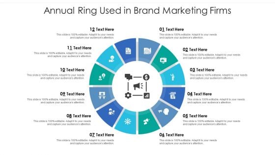 Annual Ring Used In Brand Marketing Firms Ppt Show Format PDF