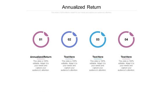 Annualized Return Ppt PowerPoint Presentation Icon Cpb