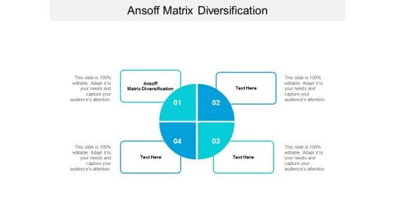 Ansoff Matrix Diversification Ppt PowerPoint Presentation Portfolio Deck Cpb