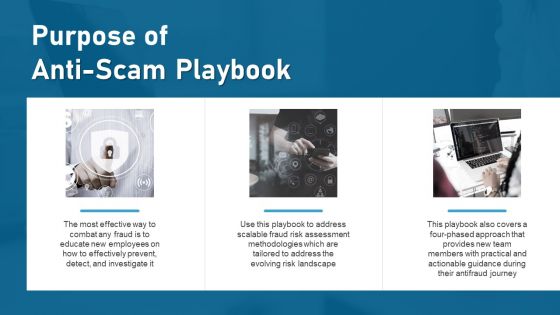 Anti Scam Playbook Purpose Of Anti Scam Playbook Designs PDF Anti Scam Playbook Purpose Of Anti Scam Playbook Designs PDF