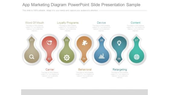 App Marketing Diagram Powerpoint Slide Presentation Sample