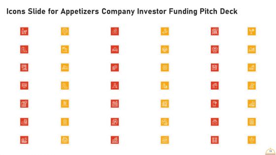 Appetizers Company Investor Funding Pitch Deck Ppt PowerPoint Presentation Complete Deck With Slides
