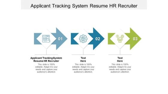 Applicant Tracking System Resume HR Recruiter Ppt PowerPoint Presentation Layouts Infographics Cpb Pdf