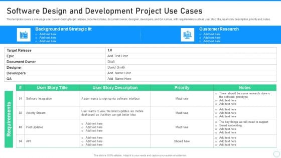 Application Designing And Programming Playbook Software Design And Development Project Diagrams PDF