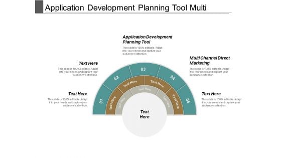 Application Development Planning Tool Multi Channel Direct Marketing Ppt PowerPoint Presentation Ideas Gridlines