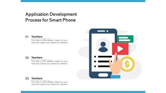 Application Development Process For Smart Phone Ppt PowerPoint Presentation Ideas Infographics PDF