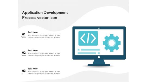 Application Development Process Vector Icon Ppt PowerPoint Presentation Summary Sample PDF