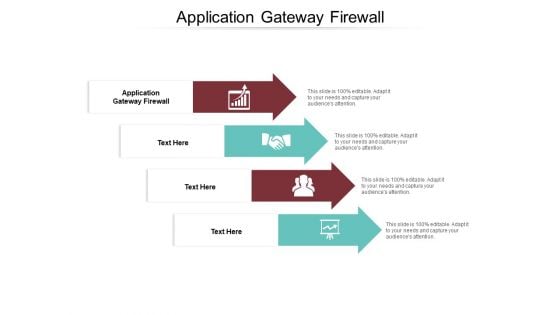 Application Gateway Firewall Ppt PowerPoint Presentation Outline Design Inspiration Cpb Pdf