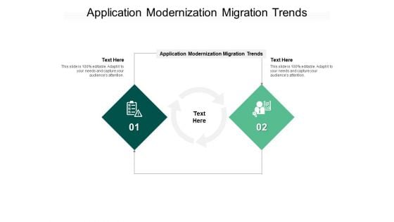 Application Modernization Migration Trends Ppt PowerPoint Presentation Infographic Template Clipart Cpb Pdf