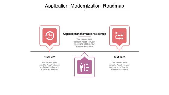 Application Modernization Roadmap Ppt PowerPoint Presentation Summary Introduction Cpb