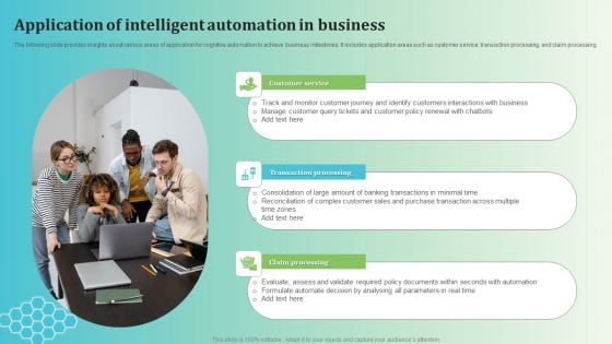 Application Of Intelligent Automation In Business Themes PDF Application Of Intelligent Automation In Business Themes PDF