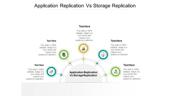 Application Replication Vs Storage Replication Ppt PowerPoint Presentation Ideas File Formats Cpb Pdf