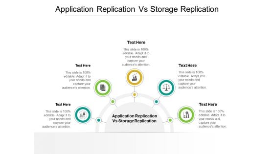 Application Replication Vs Storage Replication Ppt PowerPoint Presentation Ideas File Formats Cpb Pdf