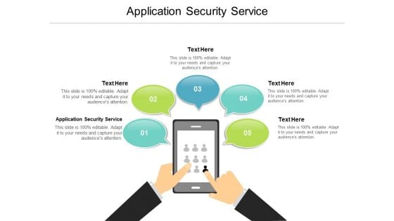 Application Security Service Ppt PowerPoint Presentation Infographics Themes Cpb