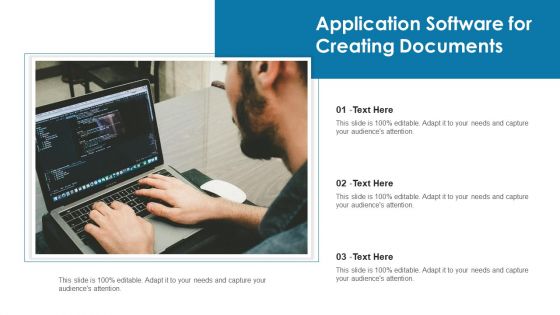 Application Software For Creating Documents Ppt PowerPoint Presentation File Visuals PDF Application Software For Creating Documents Ppt PowerPoint Presentation File Visuals PDF