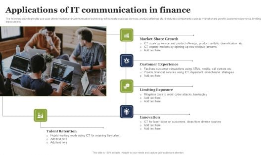 Applications Of IT Communication In Finance Sample PDF