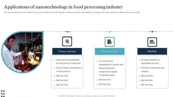 Applications Of Nanotechnology In Food Processing Industry Themes PDF