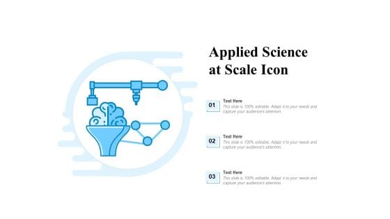 Applied Science At Scale Icon Ppt PowerPoint Presentation Inspiration Outline