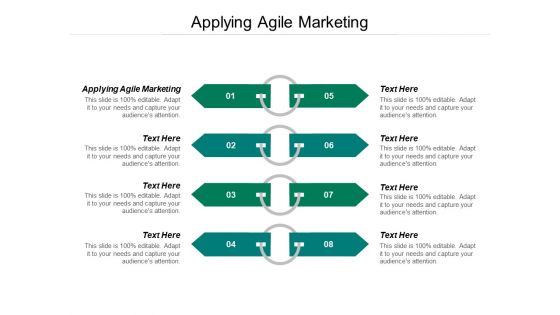 Applying Agile Marketing Ppt PowerPoint Presentation Styles Display Cpb