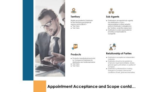 Appointment Acceptance And Scope Contd Territory Ppt PowerPoint Presentation Icon Visuals