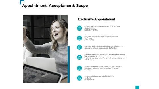 Appointment Acceptance And Scope Ppt PowerPoint Presentation Model Picture