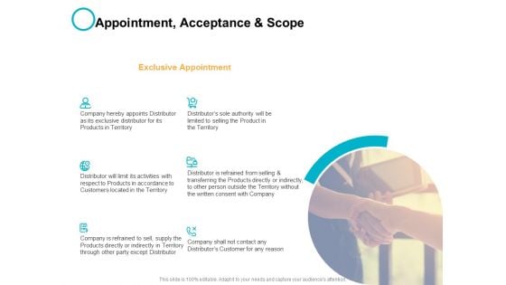 Appointment Acceptance And Scope Ppt PowerPoint Presentation Pictures Template