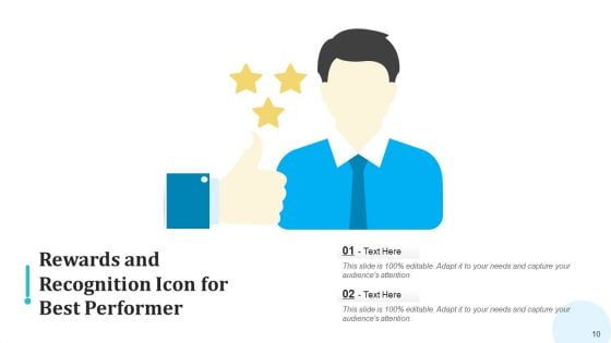 Appreciation Icon Performer Magnifier Ppt PowerPoint Presentation Complete Deck With Slides