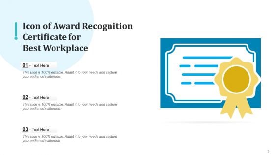 Appreciation Icon Performer Magnifier Ppt PowerPoint Presentation Complete Deck With Slides