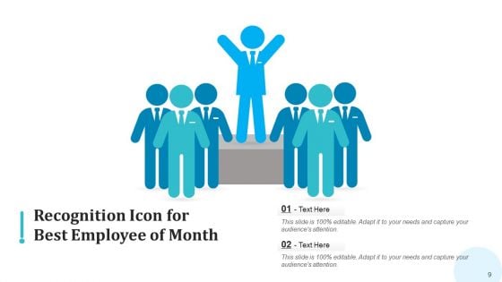 Appreciation Icon Performer Magnifier Ppt PowerPoint Presentation Complete Deck With Slides