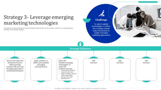 Approach Optimization For Brand Promotion Strategy Strategy 3 Leverage Emerging Marketing Technologies Structure PDF