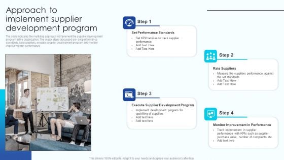 Approach To Implement Supplier Development Program Sample PDF