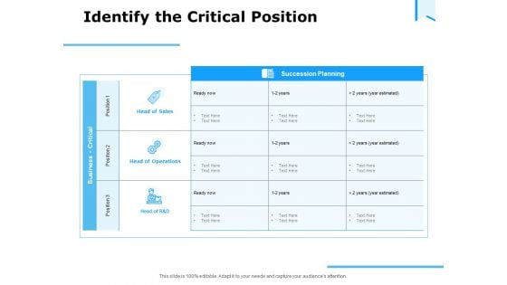 Approaches Talent Management Workplace Identify The Critical Position Slides PDF