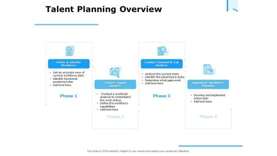 Approaches Talent Management Workplace Talent Planning Overview Diagrams PDF