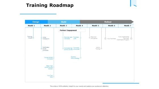 Approaches Talent Management Workplace Training Roadmap Template PDF