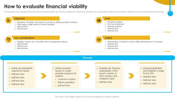 Approaches To Targeting New Customers In Various Markets How To Evaluate Financial Viability Mockup PDF