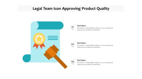 Approval Of Product Quality Vector Icon Ppt PowerPoint Presentation Show Background PDF