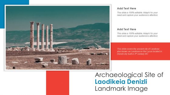 Archaeological Site Of Laodikeia Denizli Landmark Image PowerPoint Presentation PPT Template PDF