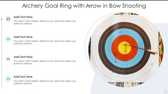 Archery Goal Ppt PowerPoint Presentation Complete With Slides