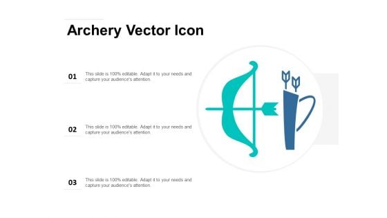 Archery Vector Icon Ppt PowerPoint Presentation Outline Influencers