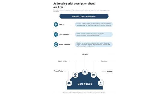 Architectural Concept Planning Proposal Addressing Brief Description One Pager Sample Example Document Architectural Concept Planning Proposal Addressing Brief Description One Pager Sample Example Document