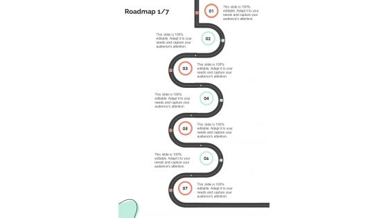 Architectural Design Services Request Proposal Roadmap One Pager Sample Example Document