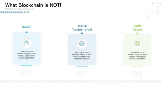 Architecture Blockchain System What Blockchain Is Not Ppt File Ideas PDF