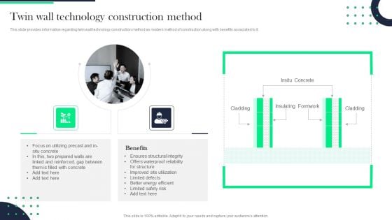 Architecture Transformation Playbook Twin Wall Technology Construction Method Template PDF