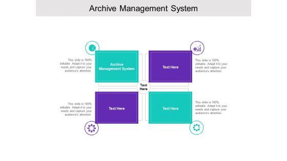 Archive Management System Ppt PowerPoint Presentation Professional Guide Cpb