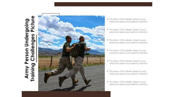 Army Person Undergoing Training Challenges Picture Ppt PowerPoint Presentation File Picture PDF