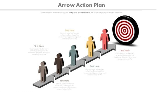 Arrow Action Plan Ppt Slides