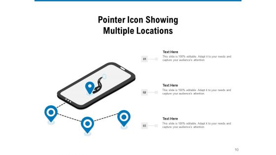 Arrow Icon Direction Location Ppt PowerPoint Presentation Complete Deck