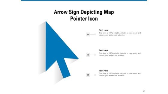 Arrow Icon Direction Location Ppt PowerPoint Presentation Complete Deck