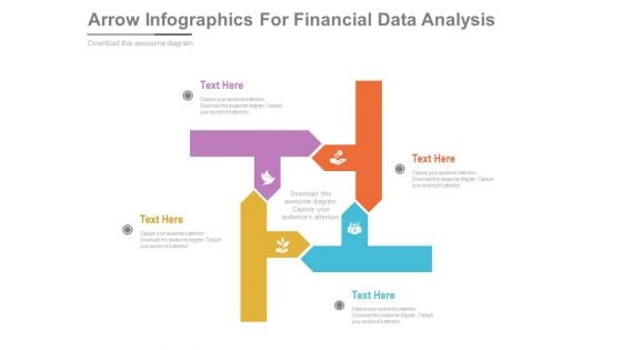 Arrow Infographics For Financial Data Analysis Powerpoint Template